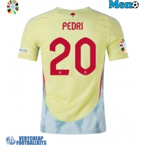 Spain Pedri Gonzalez #20 Replica Away Shirt Euro 2024 Short Sleeve